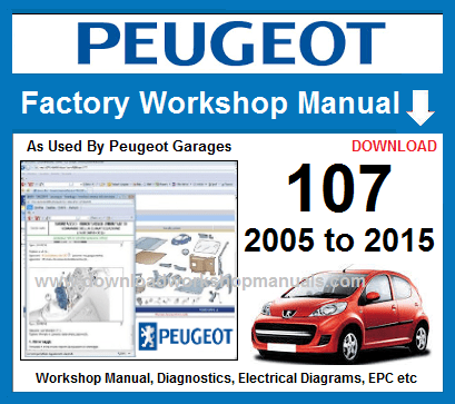Peugeot 107 Workshop Repair Manual Download